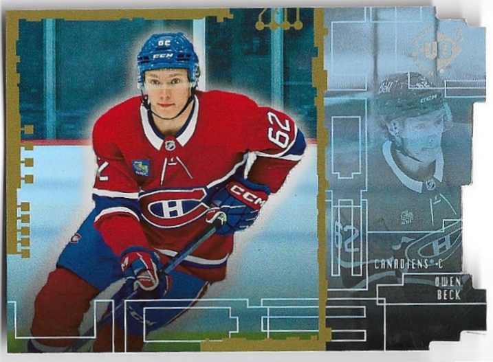 Rookie 1998-99 UD3 OWEN BECK 23-24 UD Extended Series