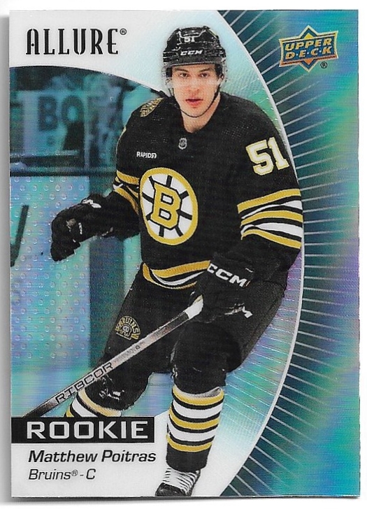 Rookie Black Rainbow MATTHEW POITRAS 23-24 UD Allure