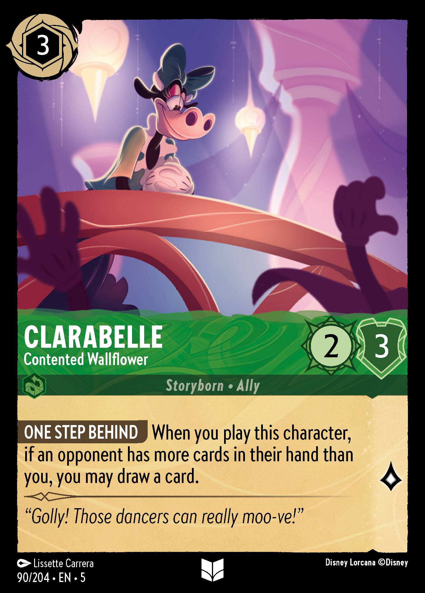 CLARABELLE - Contented Wallflower