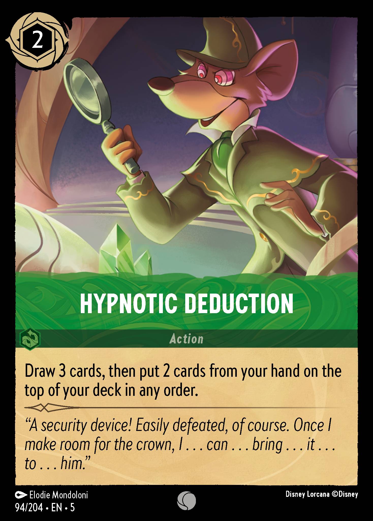HYPNOTIC DEDUCTION