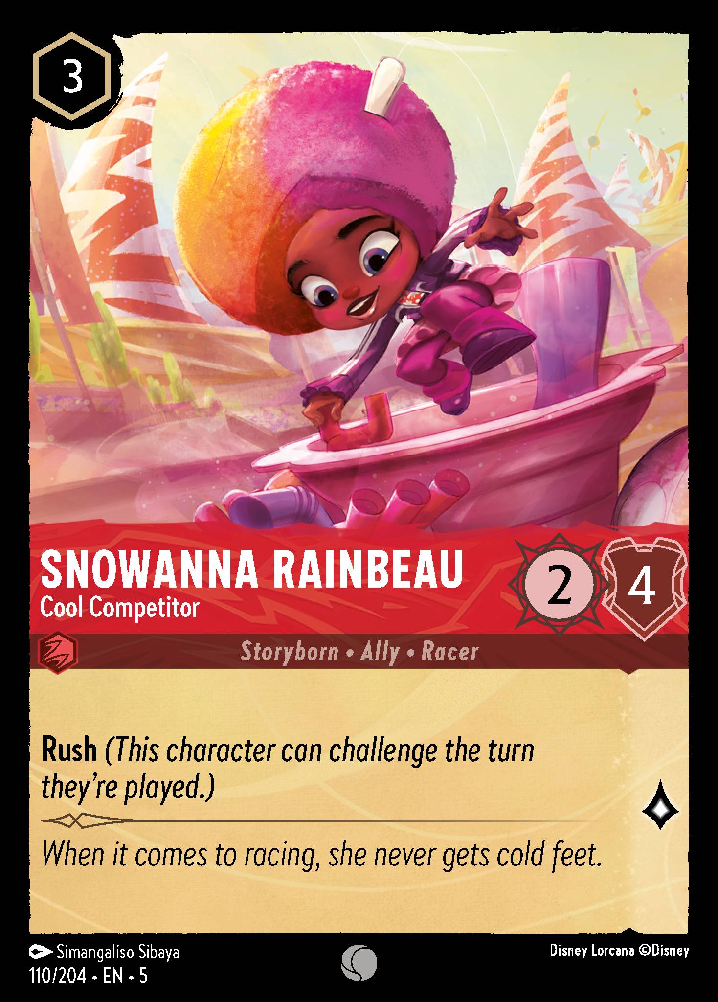 SNOWANNA RAINBEAU - Cool Competitor