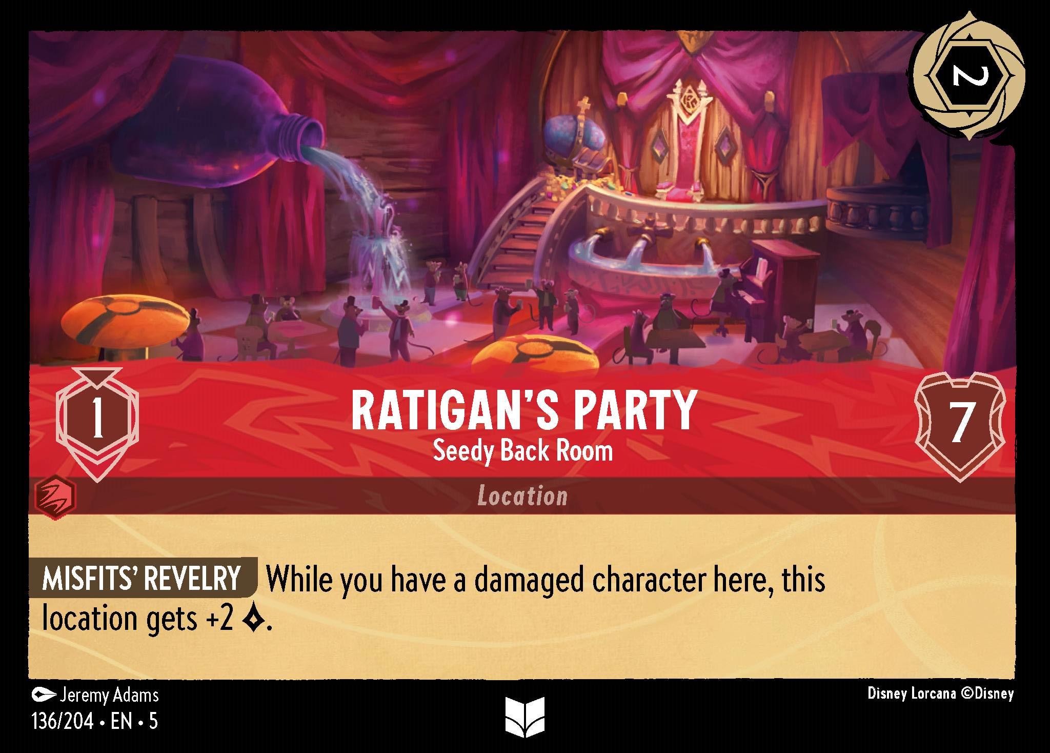 RATIGAN'S PARTY - Seedy Back Room
