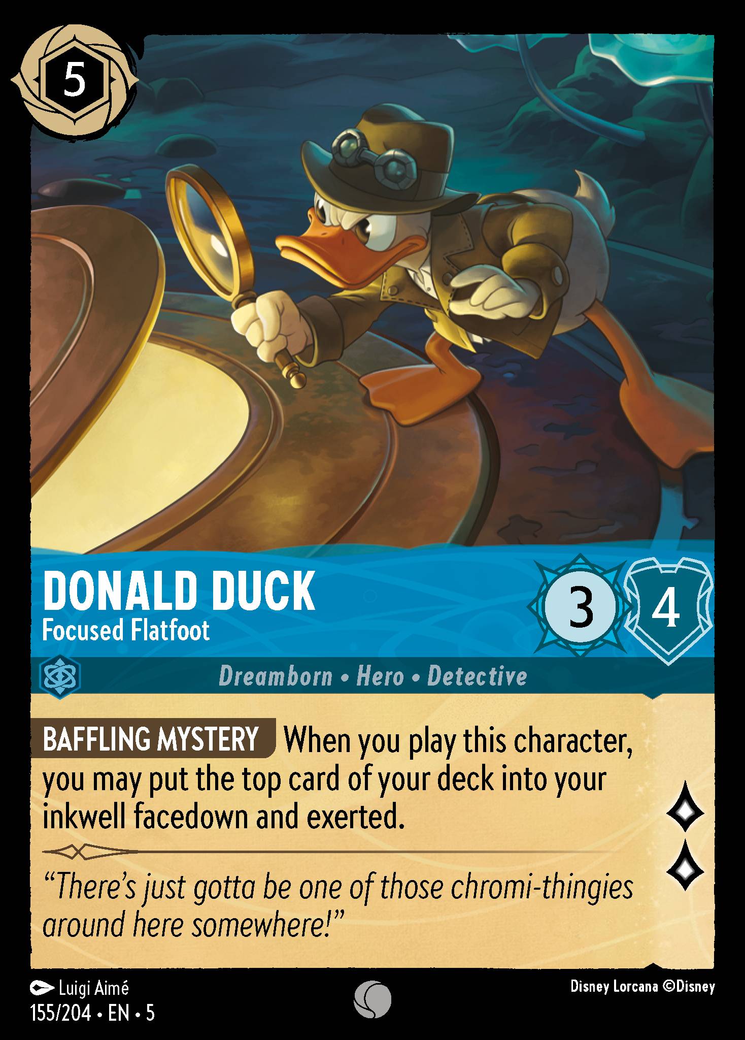 DONALD DUCK - Focused Flatfoot