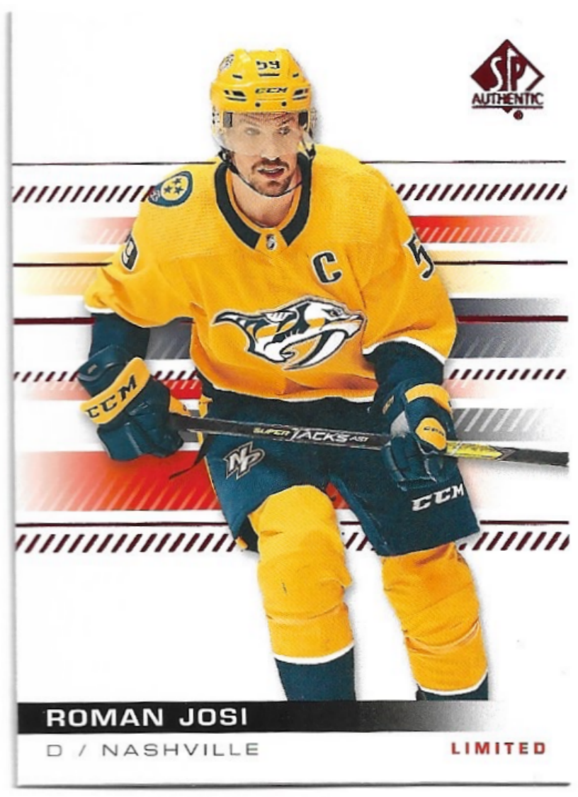 Limited Red ROMAN JOSI 19-20 UD SP Authenitc