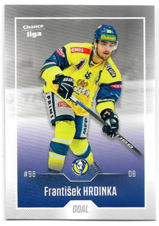 FRANTIŠEK HRDINKA 22-23 GOAL Cards Chance liga 1.série