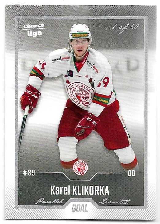 Silver KAREL KLIKORKA 22-23 GOAL Cards Chance liga 1.série /60