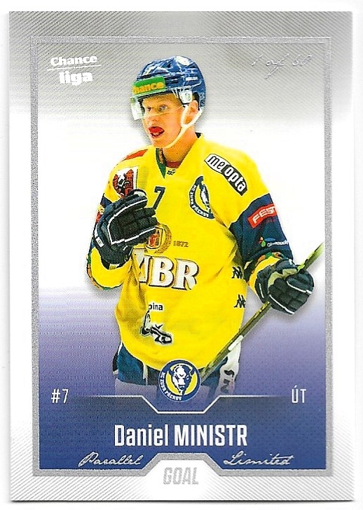 Silver DANIEL MINISTR 22-23 GOAL Cards Chance liga 2.série /60