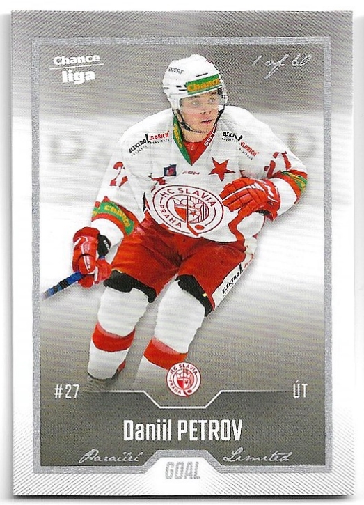Silver DANIIL PETROV 22-23 GOAL Cards Chance liga Update /60