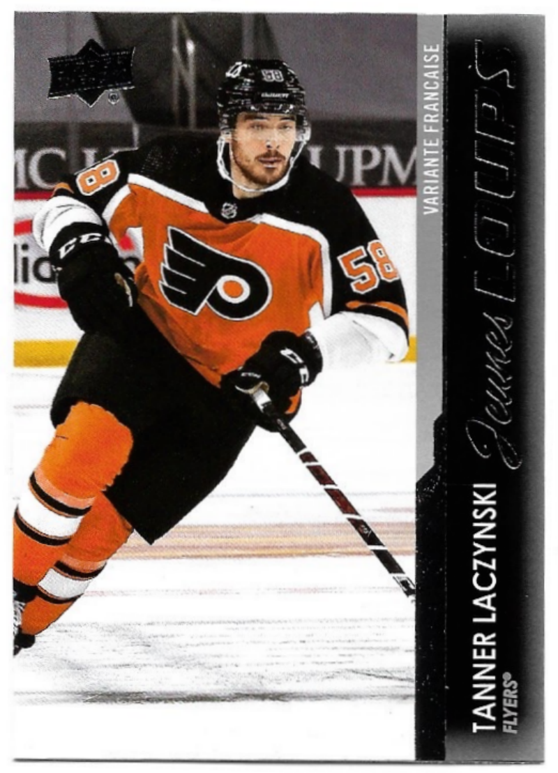 French Rookie Young Guns TANNER LACZYNSKI 21-22 UD Series 1
