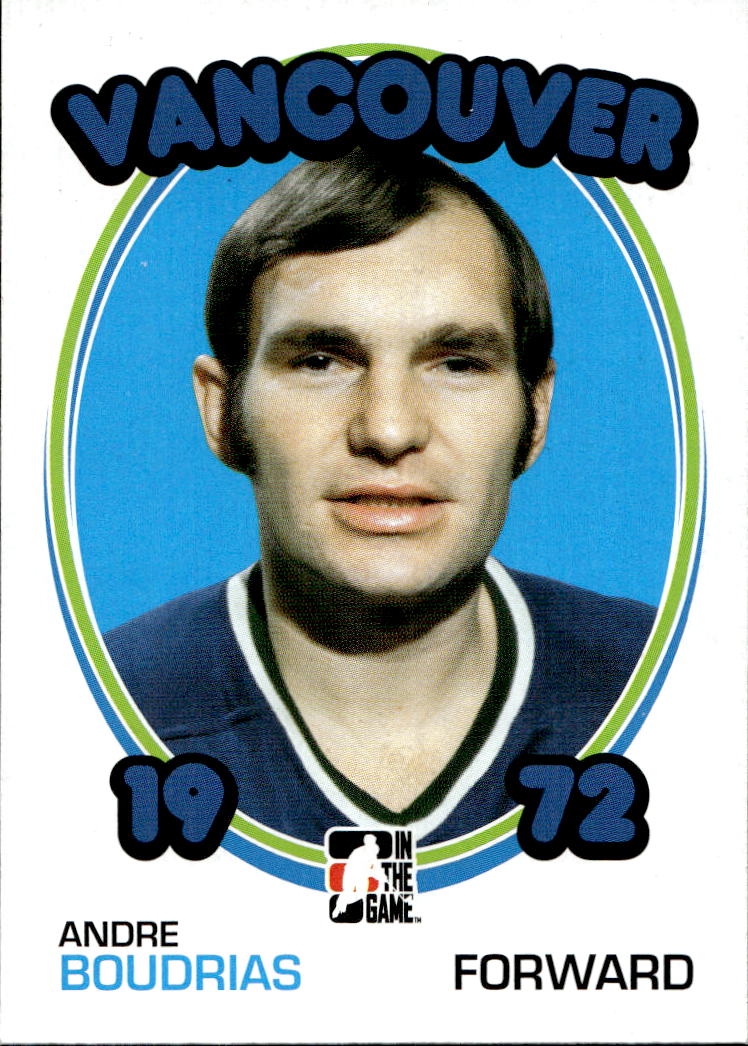 ANDRE BOUDRIAS 09-10 In the Game 1972 The Year in Hockey