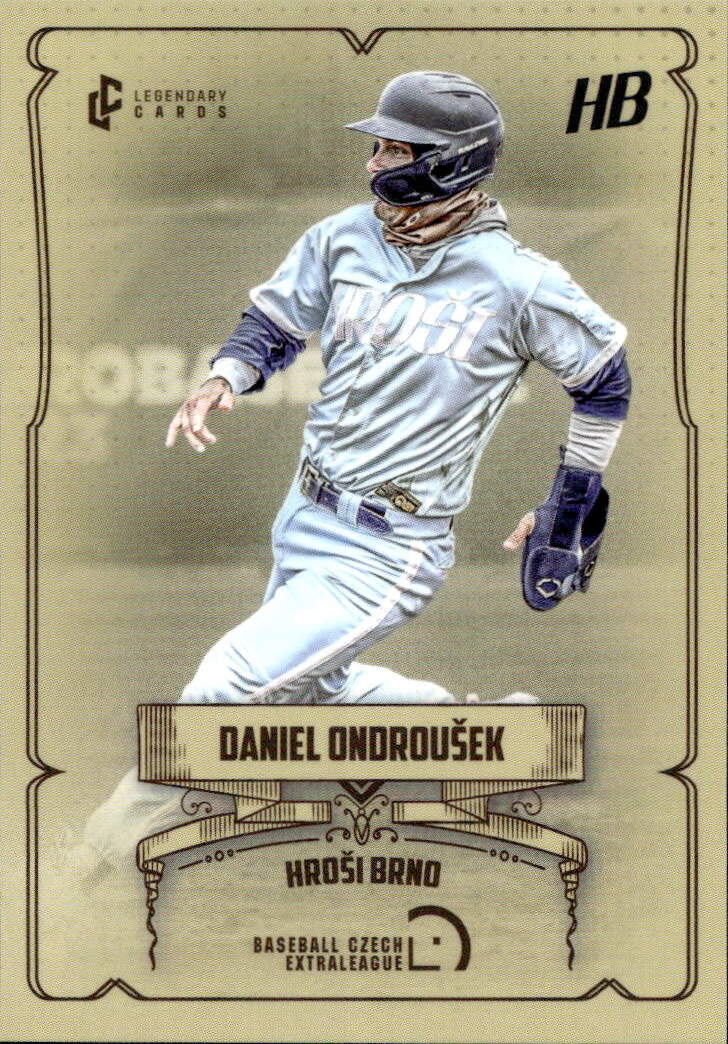 DANIEL ONDROUŠEK 2024 Legendary Cards CZE Baseball Extraleague