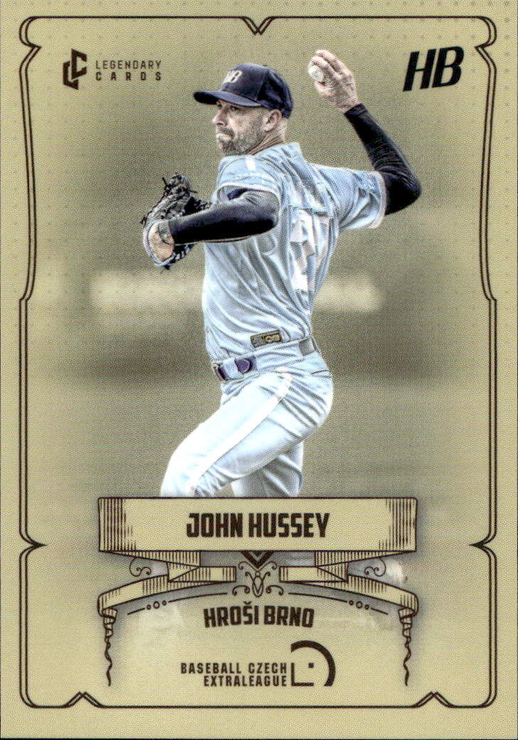 JOHN HUSSEY 2024 Legendary Cards CZE Baseball Extraleague