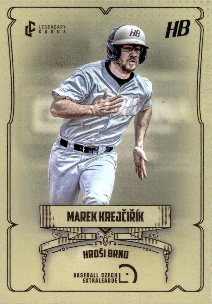 MAREK KREJČIŘÍK 2024 Legendary Cards CZE Baseball Extraleague