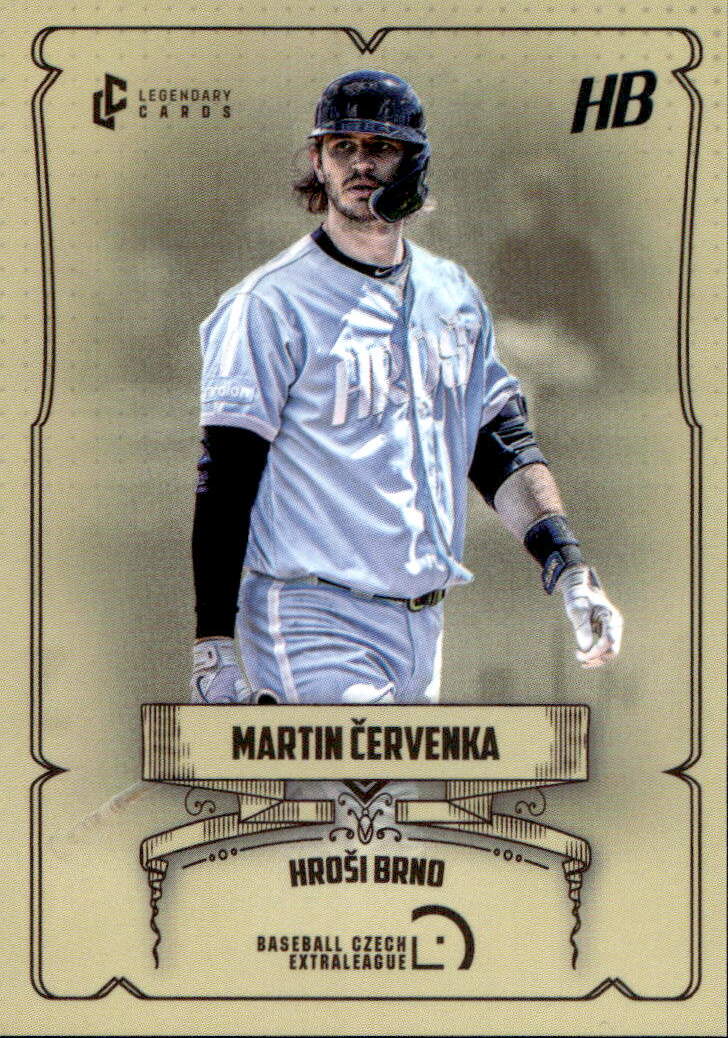 MARTIN ČERVENKA 2024 Legendary Cards CZE Baseball Extraleague