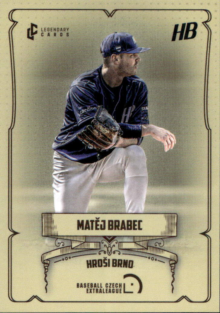 MATĚJ BRABEC 2024 Legendary Cards CZE Baseball Extraleague