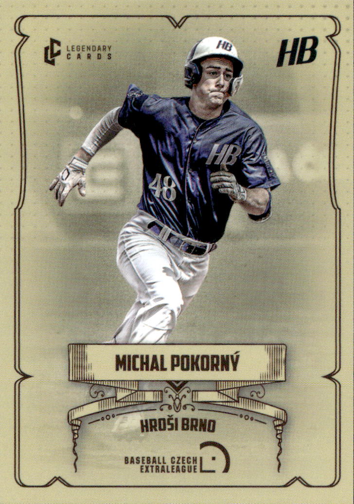 MICHAL POKORNÝ 2024 Legendary Cards CZE Baseball Extraleague
