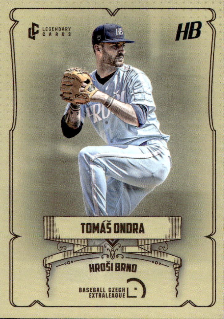 TOMÁŠ ONDRA 2024 Legendary Cards CZE Baseball Extraleague
