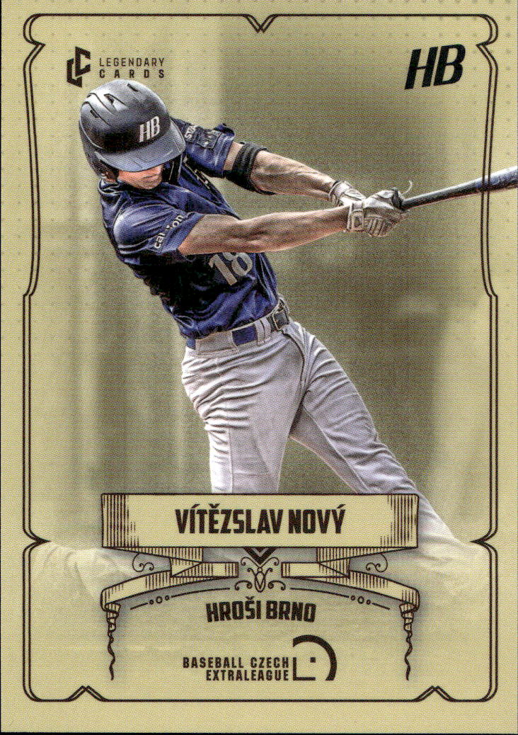 VÍTĚZSLAV NOVÝ 2024 Legendary Cards CZE Baseball Extraleague