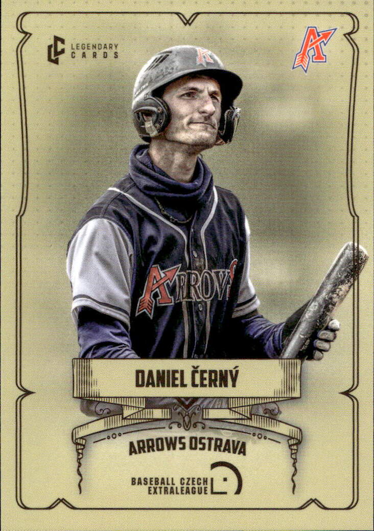 DANIEL ČERNÝ 2024 Legendary Cards CZE Baseball Extraleague