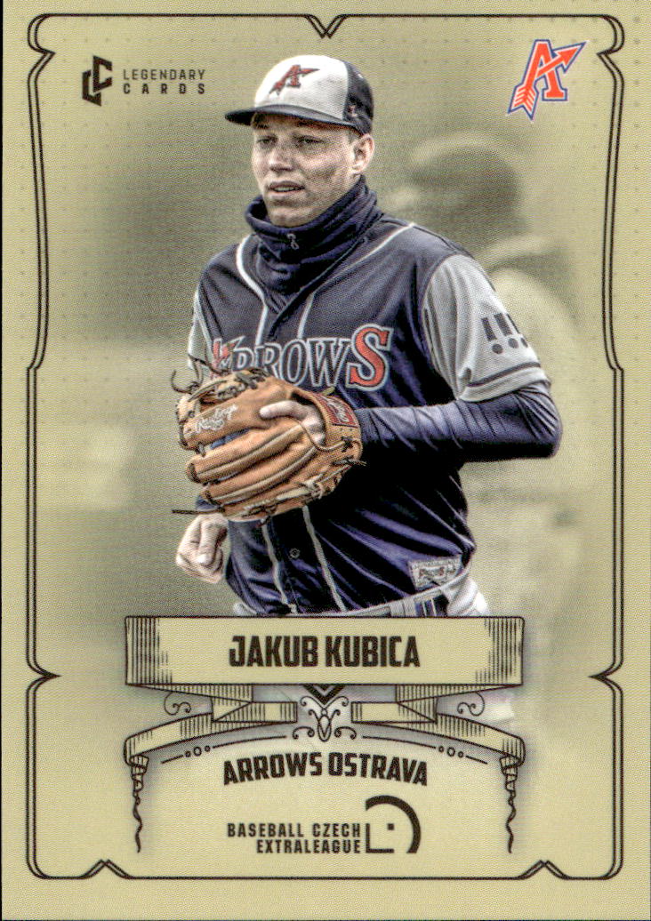 JAKUB KUBICA 2024 Legendary Cards CZE Baseball Extraleague