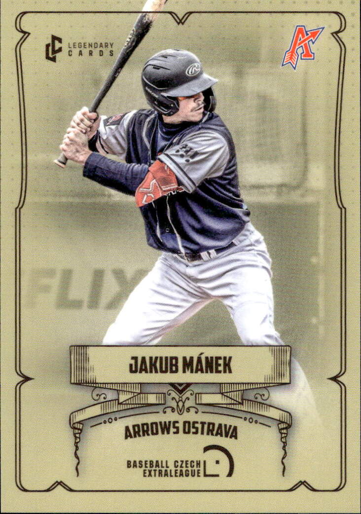 JAKUB MÁNEK 2024 Legendary Cards CZE Baseball Extraleague