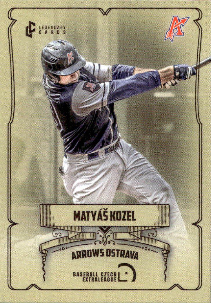 MATYÁŠ KOZEL 2024 Legendary Cards CZE Baseball Extraleague