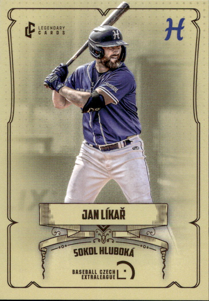 JAN LÍKAŘ 2024 Legendary Cards CZE Baseball Extraleague