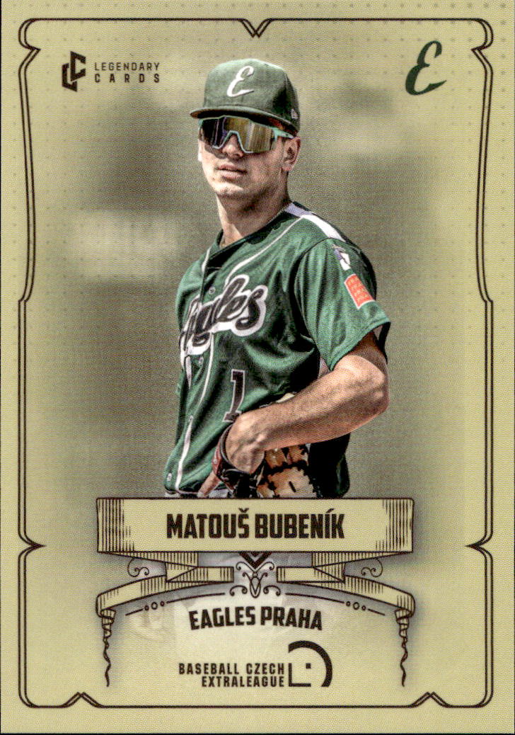 MATOUŠ BUBENÍK 2024 Legendary Cards CZE Baseball Extraleague