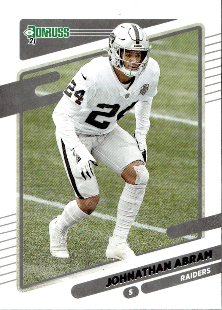 JONATHAN ABRAM 2021 Panini Donruss Football