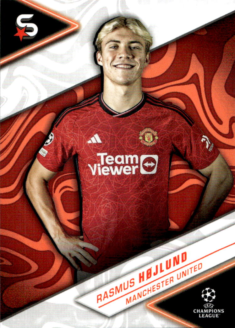 RASMUS HOJLUND 23-24 Topps UEFA Superstars