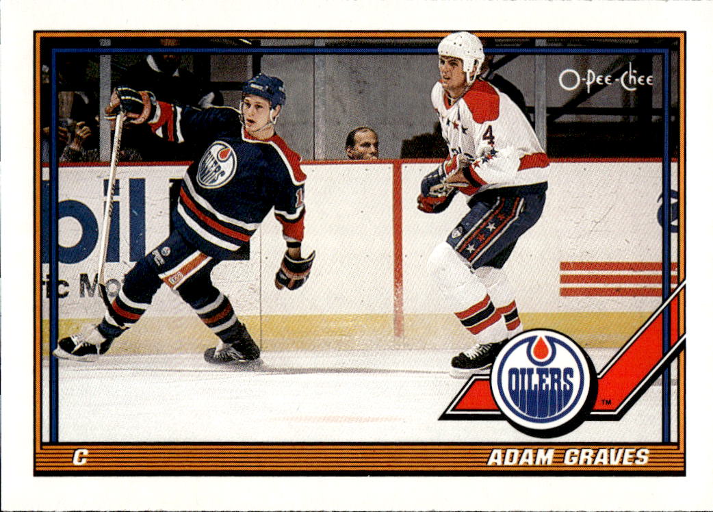ADAM GRAVES 91-92 O-Pee-Chee