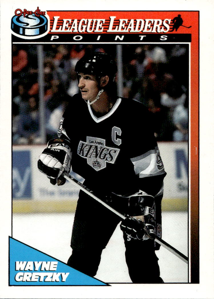 League Leaders WAYNE GRETZKY 91-92 O-Pee-Chee