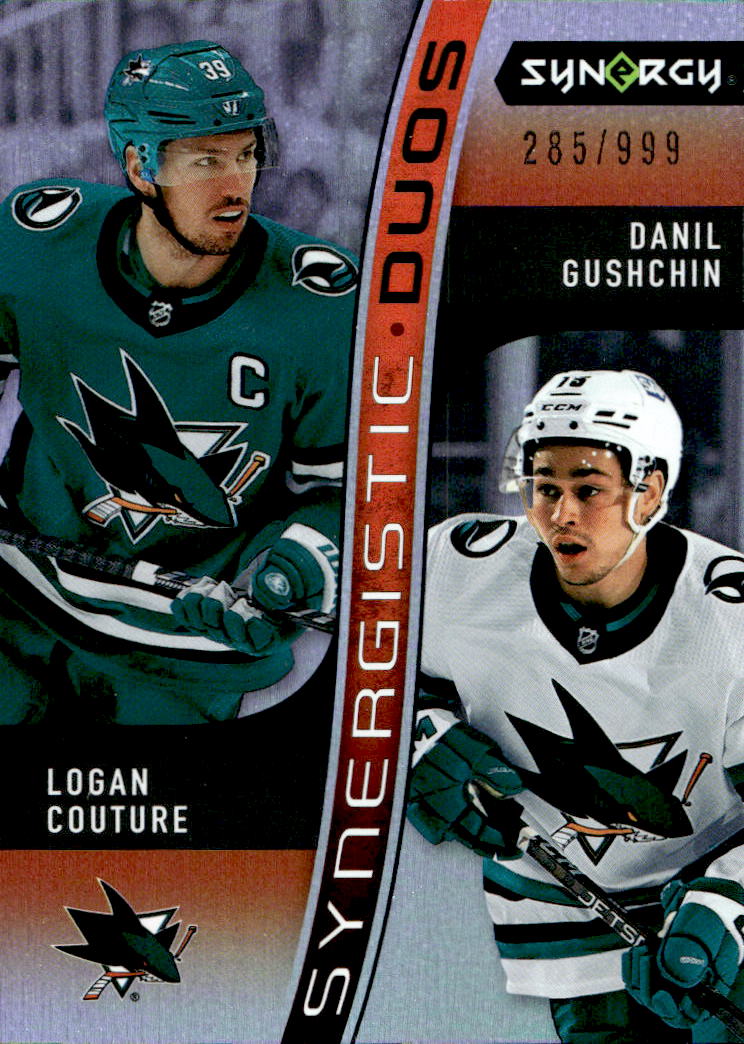Rookie Synergistic Duos LOGAN COUTURE/DANIL GUSHCHIN 23-24 UD Synergy /999