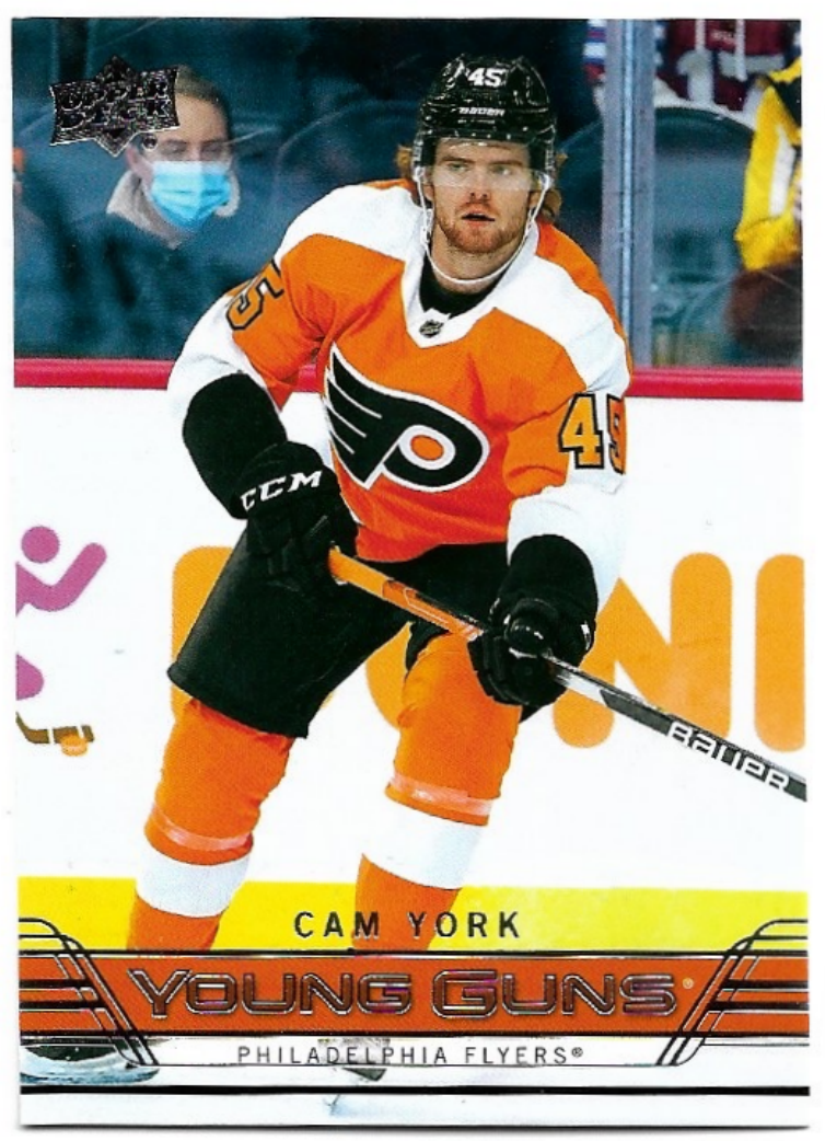 Retro Rookie Young Guns CAM YORK 21-22 UD Extended Series