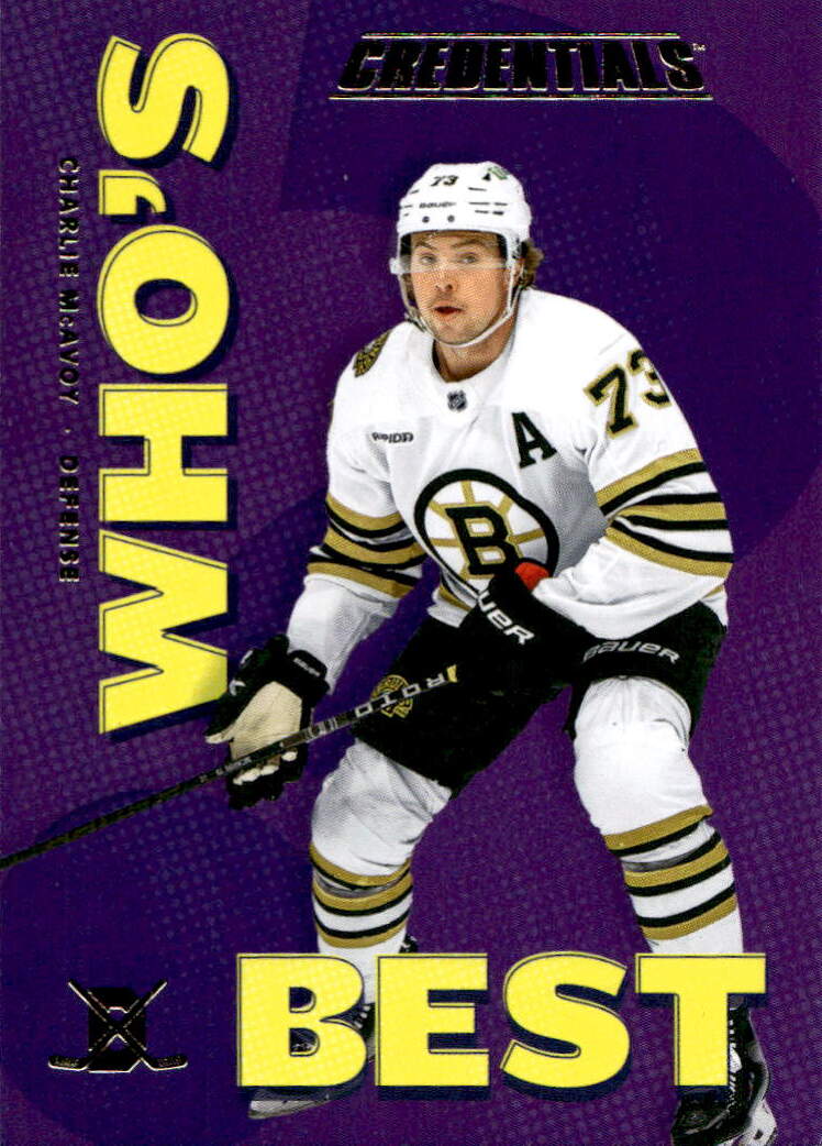 Who's Best? CHARLIE MCAVOY 23-24 UD Credentials