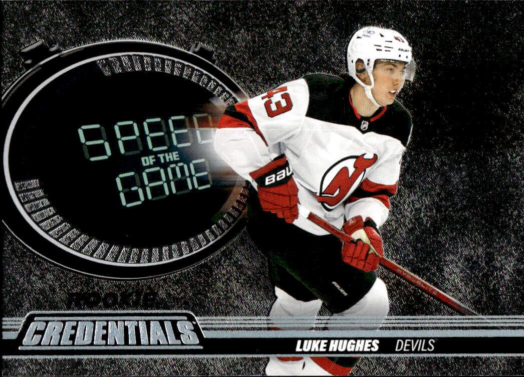 Rookie Speed of the Game LUKE HUGHES 23-24 UD Credentials