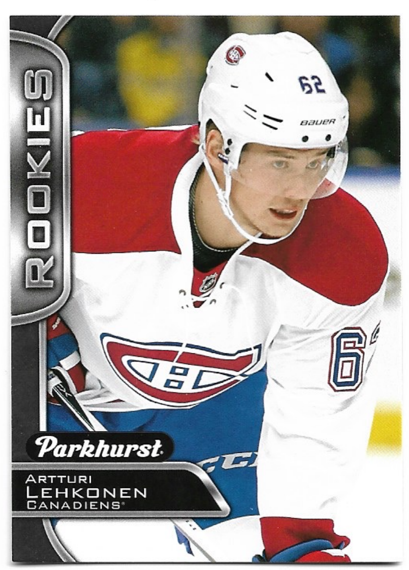 Rookie Black ARTTURI LEHKONEN 16-17 UD Parkhurst