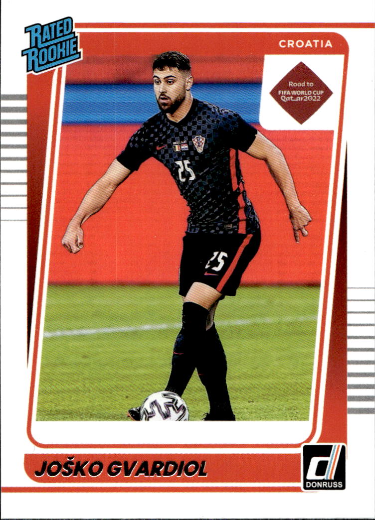 Rated Rookie JOSKO GVARDIOL 21-22 Panini Donruss Road to Qatar Soccer