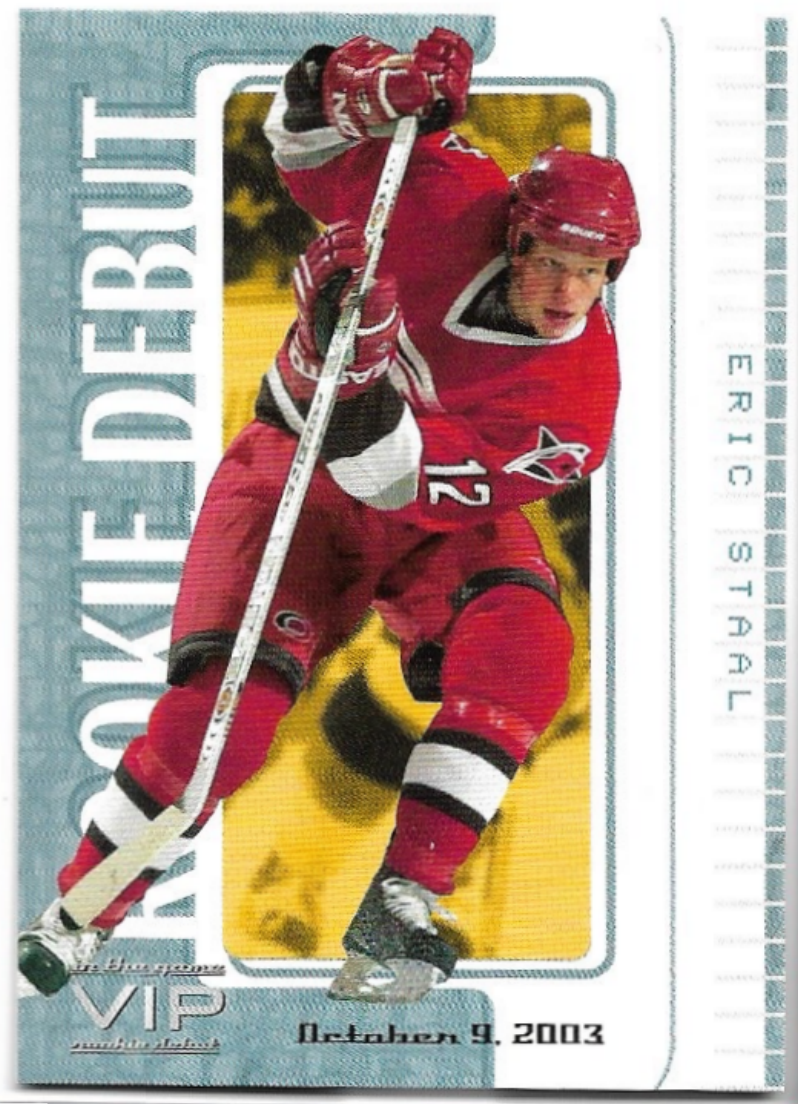 Rookie Debut ERIC STAAL 03-04 In the Game VIP