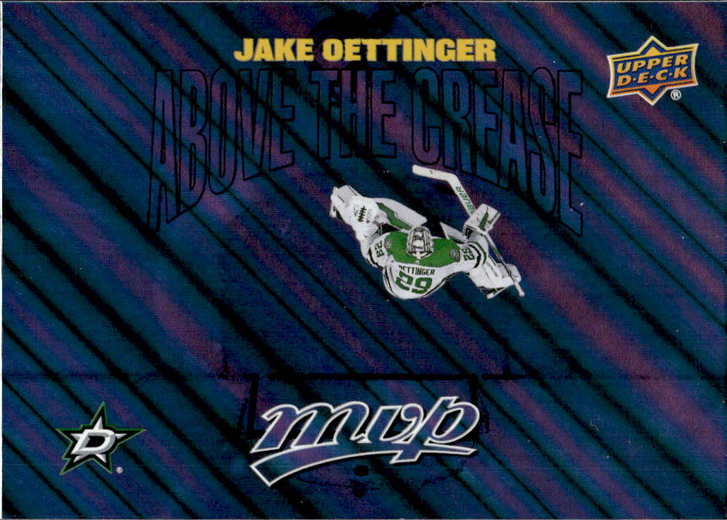 Above the Crease JAKE OETTINGER 24-25 UD MVP