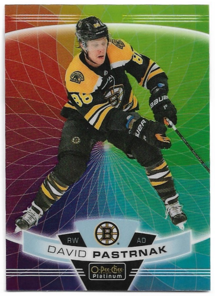 Rainbow Color Wheel DAVID PASTRŇÁK 19-20 UD O-Pee-Chee OPC Platinum