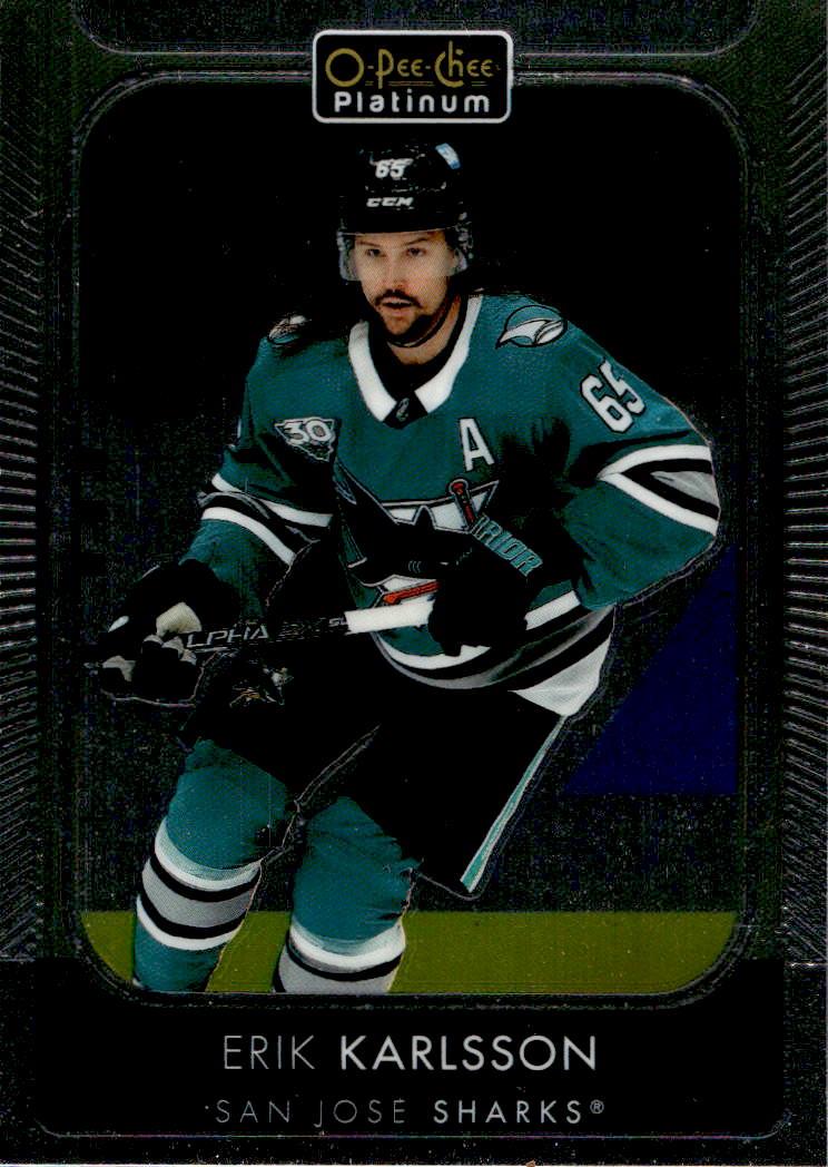 ERIK KARLSSON 21-22 UD O-Pee-Chee OPC Platinum