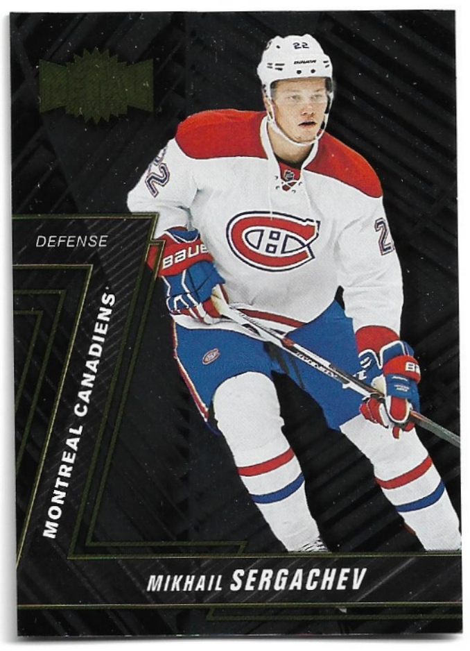 Rookie Metal Universe MIKHAIL SERGACHEV 16-17 UD Fleer Showcase