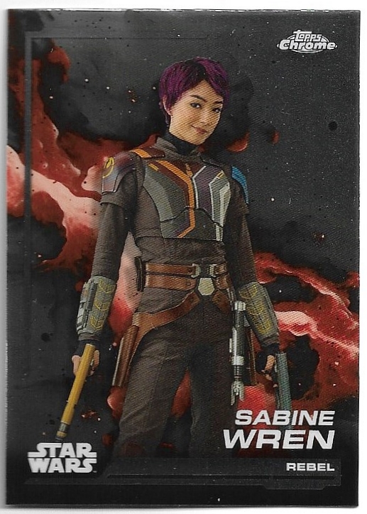 SABINE WREN 2024 Topps Chrome Star Wars