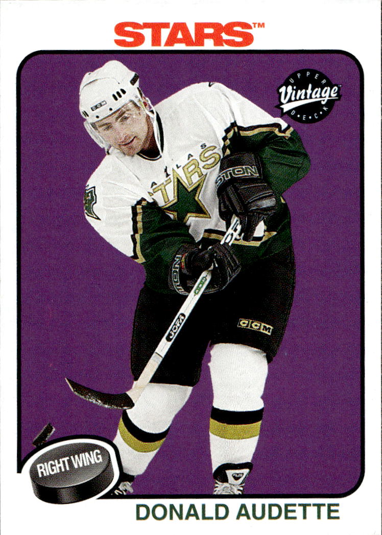 DONALD AUDETTE 01-02 UD Vintage