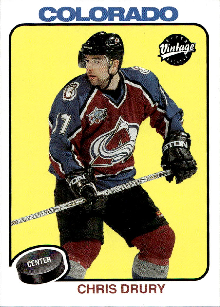 CHRIS DRURY 01-02 UD Vintage