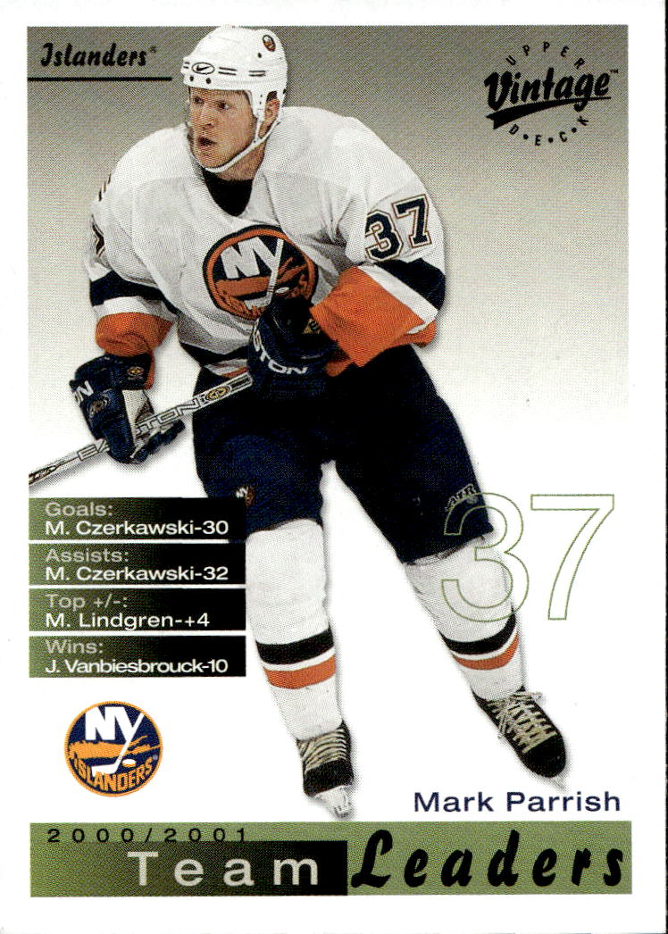 Team Leaders MARK PARRISH 01-02 UD Vintage