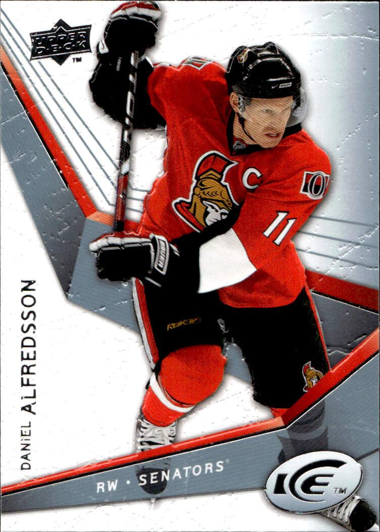 DANIEL ALFREDSSON 08-09 UD Ice