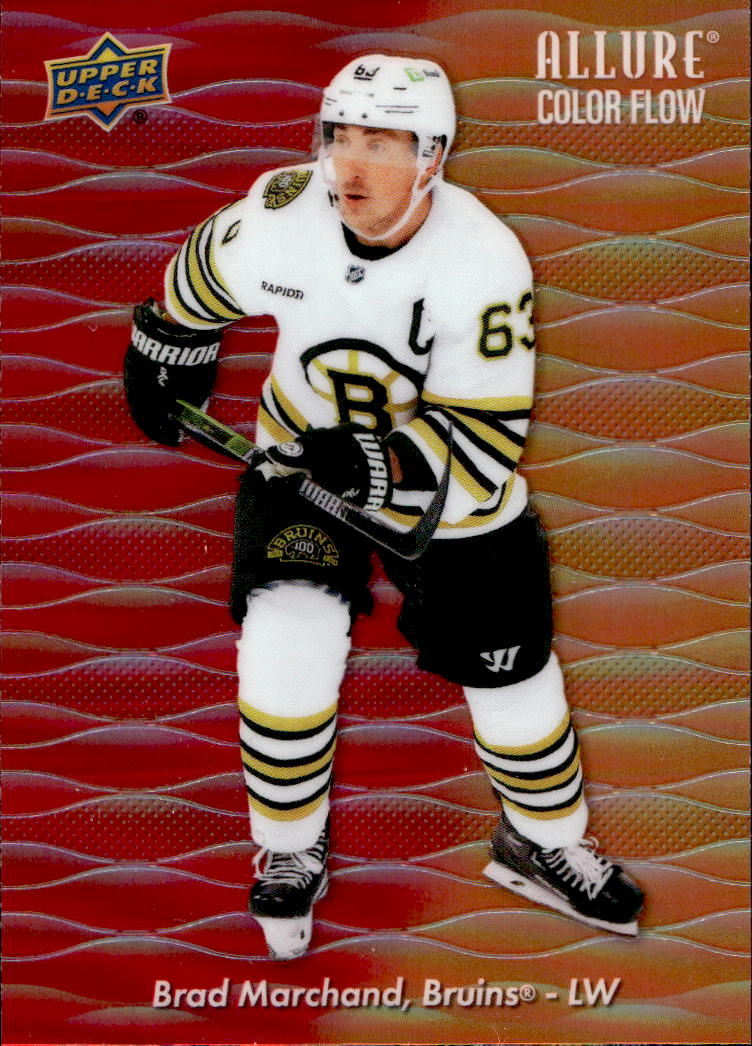 Red-Orange Color Flow BRAD MARCHAND 23-24 UD Allure