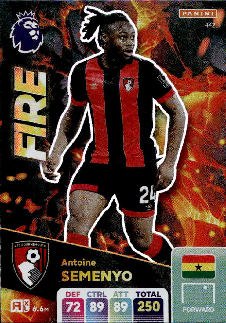 Fire ANTOINE SEMENYO 2025 Panini Adrenalyn XL Premier League